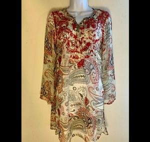Hand embroidered tunic
